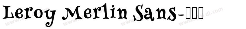 Leroy Merlin Sans字体转换